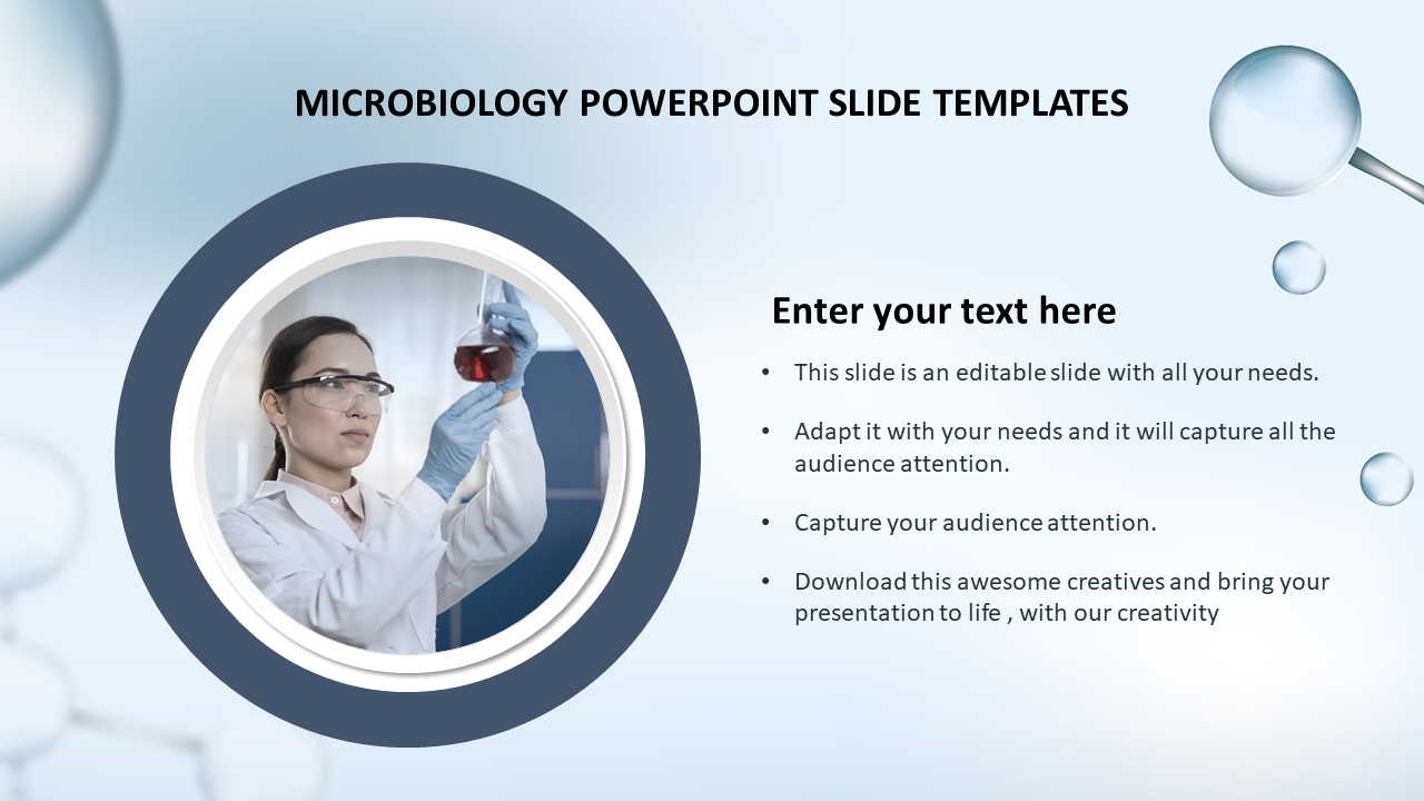 Microbiology powerpoint slide templates